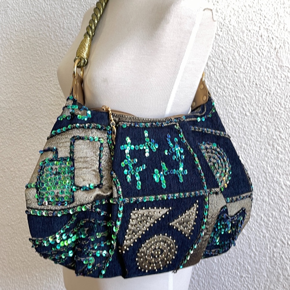 The Carrie Drop// Y2K Patchwork Shoulder Bag